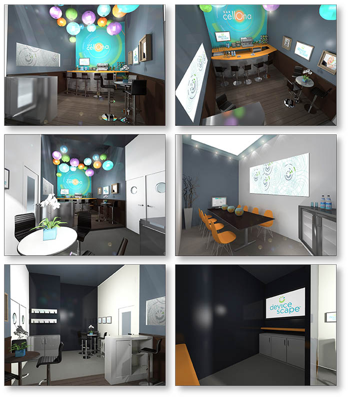 Exhibit design - rooms